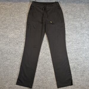 Grey's Anatomy by Barco Scrub Pants Womens XS Black Stretch Drawstring Pockets